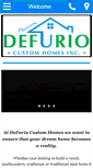 Mobile Screenshot of defuriocustomhomes.com